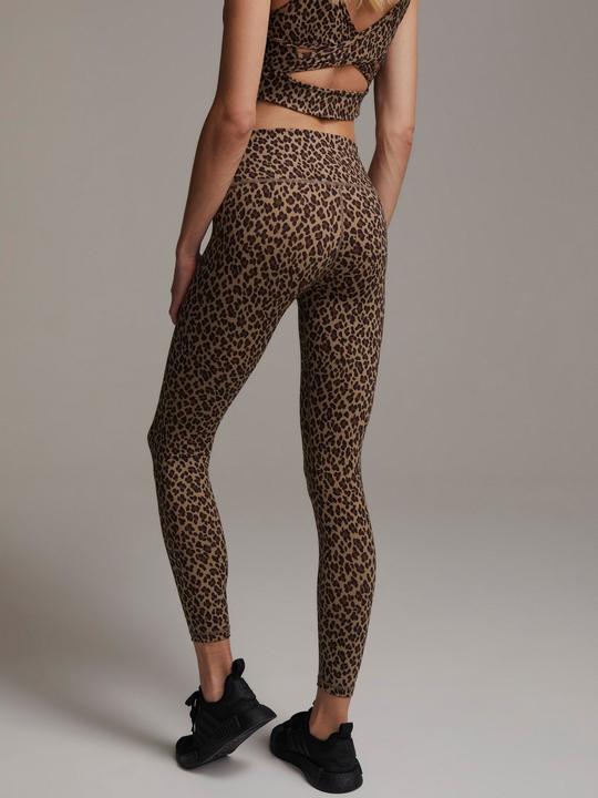 Varley Century Gym Sports Workout Leggings Active Wear Coffee Cheetah –  every thing we wear