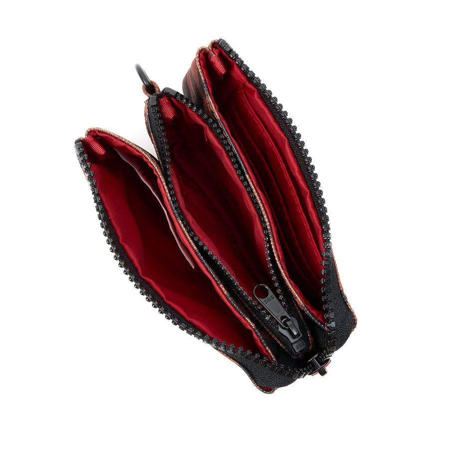 Roka Carnaby Wallet - Scarlet Leopard