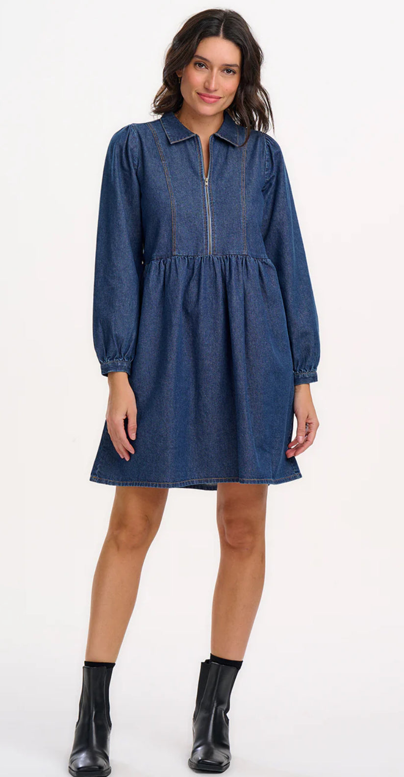 Sugarhill Karen Denim Mini Dress