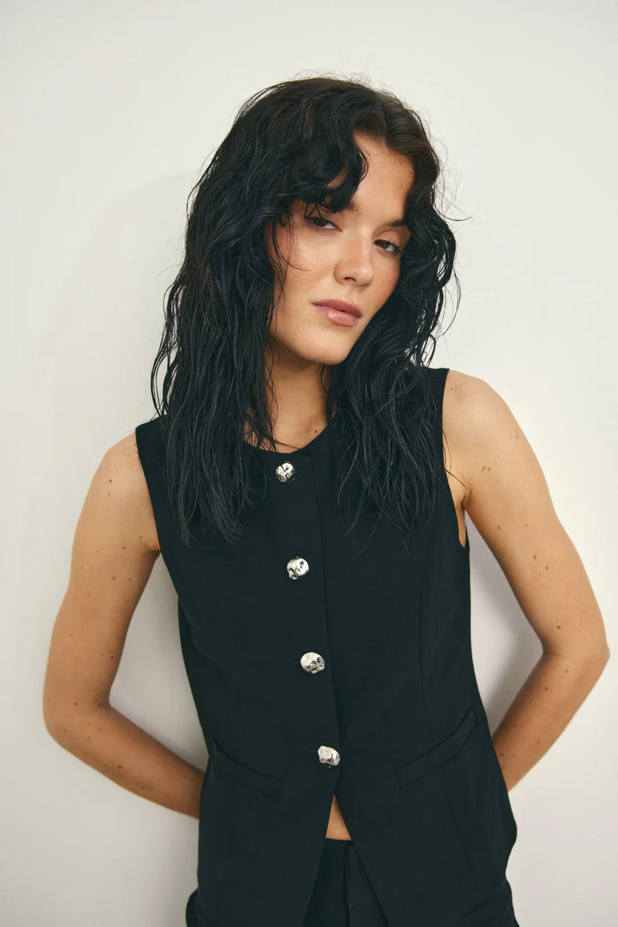 Noella Lauressa Vest Black