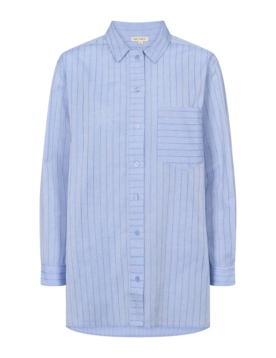 Esme Studios Myra Shirt Kentucky Blue