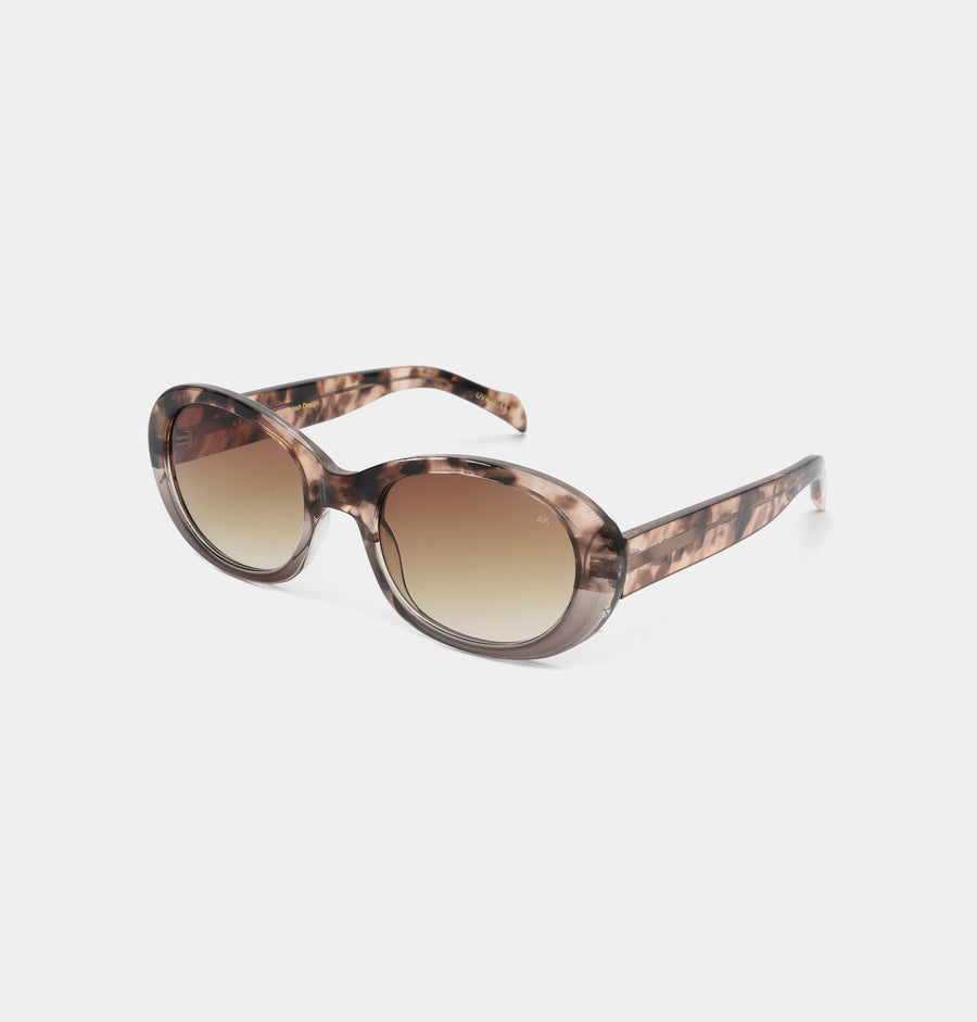 A.Kjæbede Anma Sunglasses Coquina/Grey Transparent Sunnies