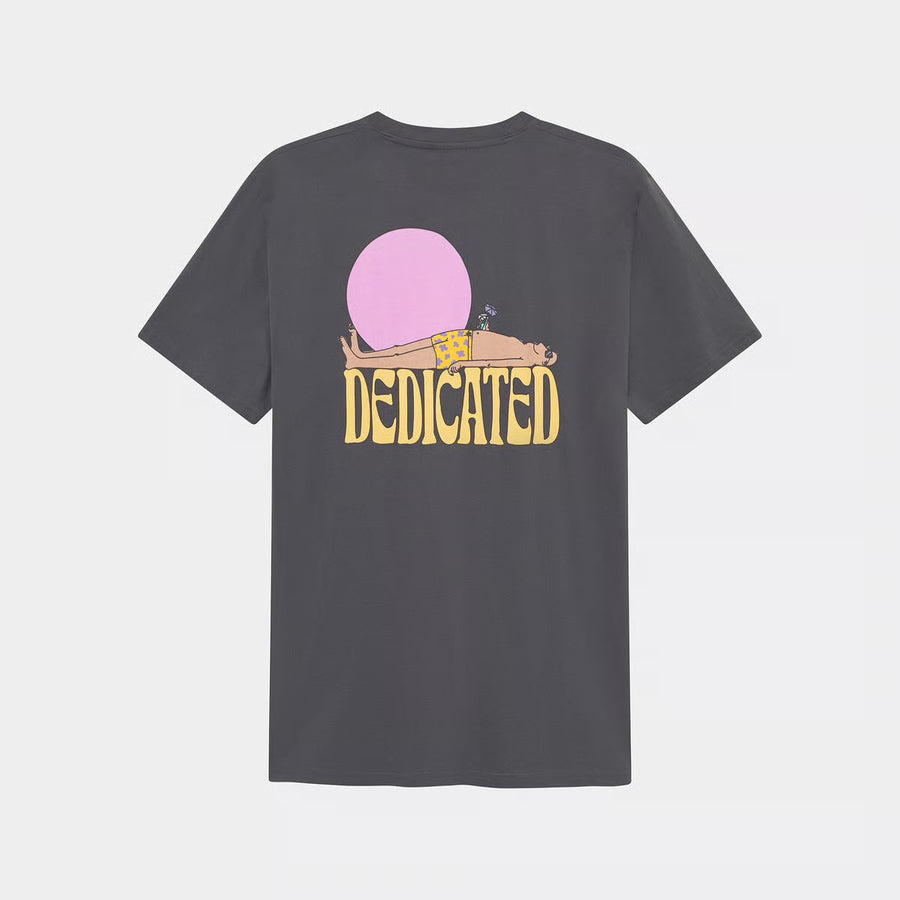 Dedicated T-Shirt Stockholm Vacay Logo Charcoal