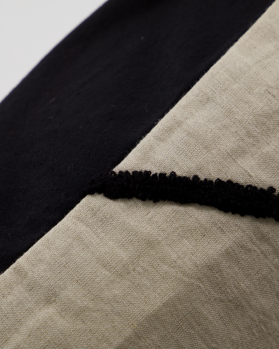 House Doctor Cushion Cover, HDFly, Black:Off White