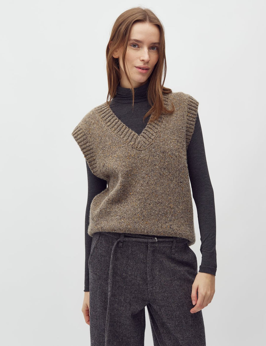 MbyM Allia-M Vest Brown