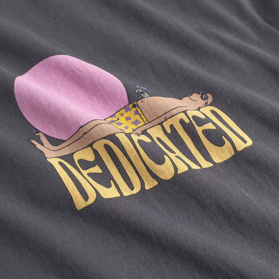 Dedicated T-Shirt Stockholm Vacay Logo Charcoal