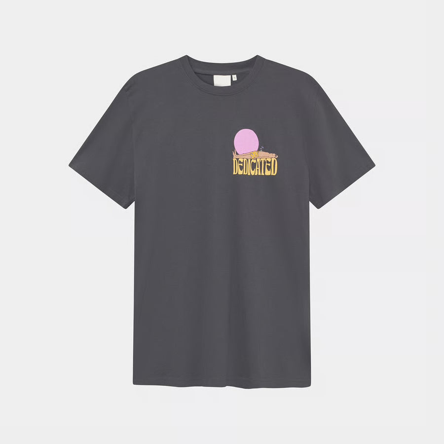 Dedicated T-Shirt Stockholm Vacay Logo Charcoal