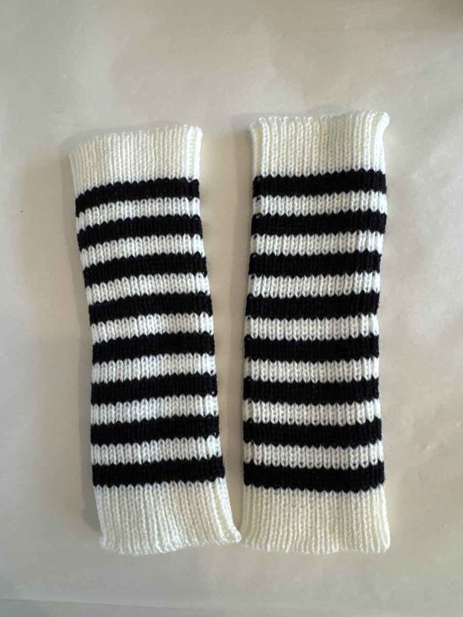 Every Thing We Wear Stripe Fingerless Gloves