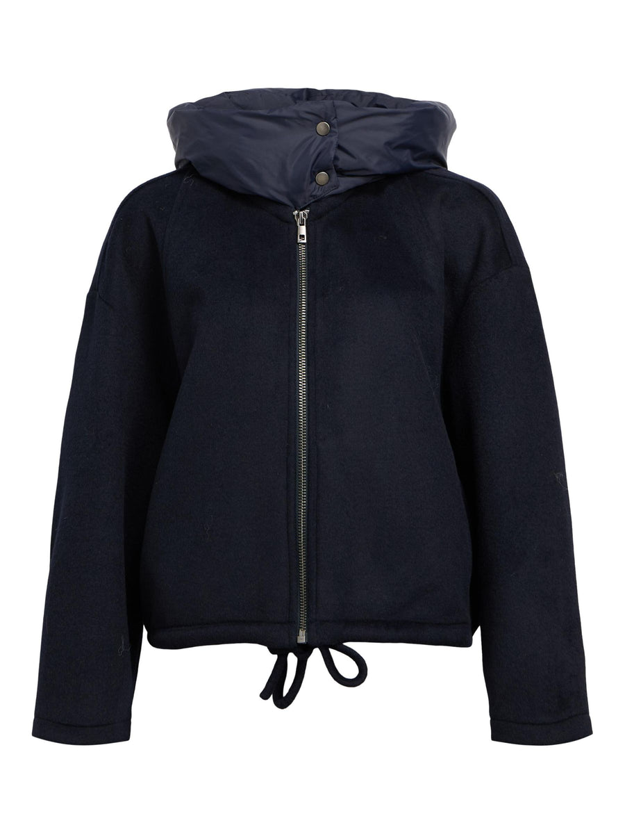 Object Objmoore Wool Bomber Jacket Navy