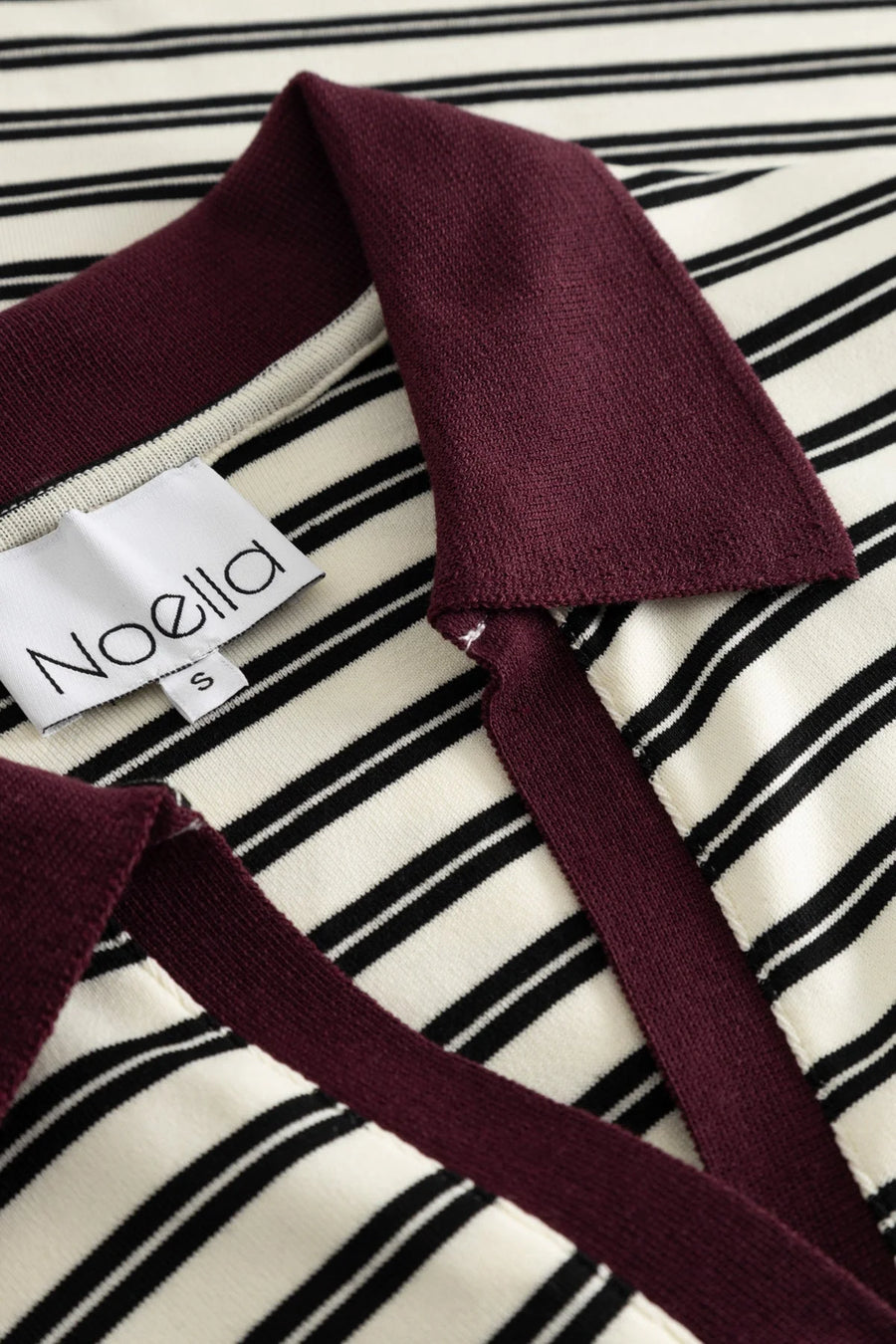 Noella Caryll Black Stripe Top