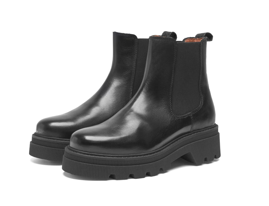 Woden Sanna Chelsea Boot Black