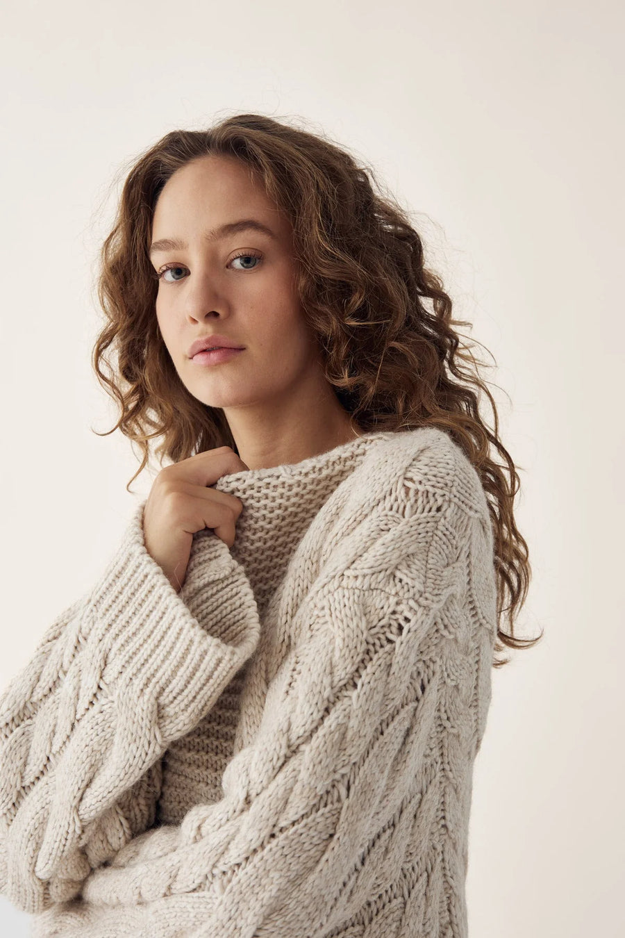 Noella Lisbeth Knit Oatmeal