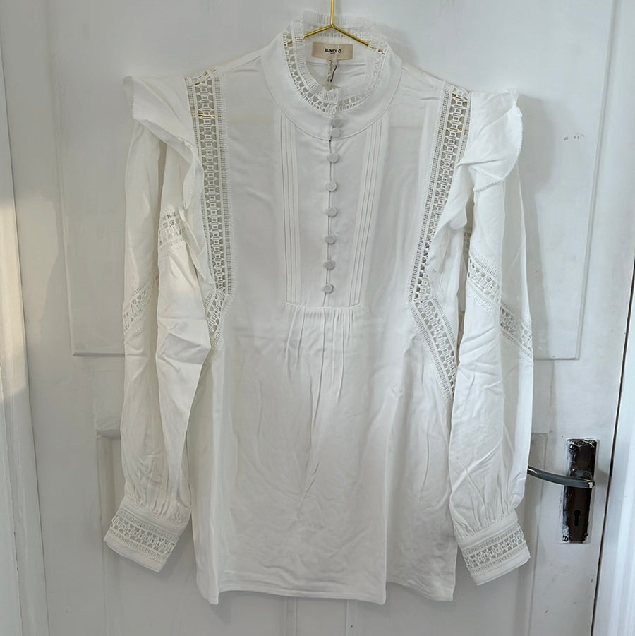 Suncoo Louxor Blouse Shirt White