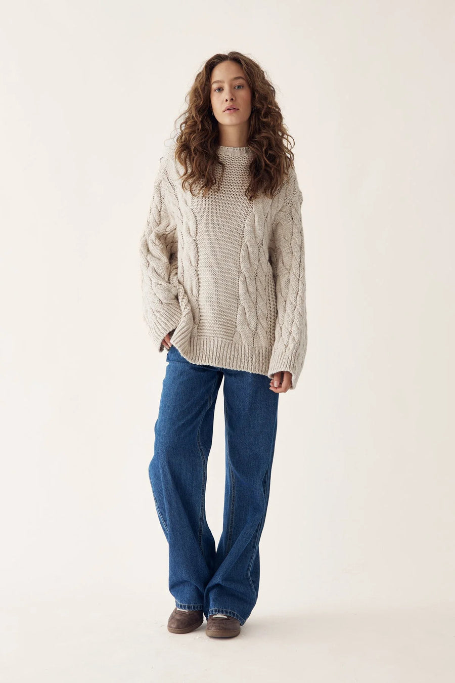 Noella Lisbeth Knit Oatmeal