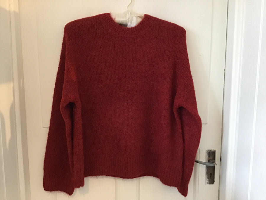Object Saggia LS Pullover Noos Karanda/Red
