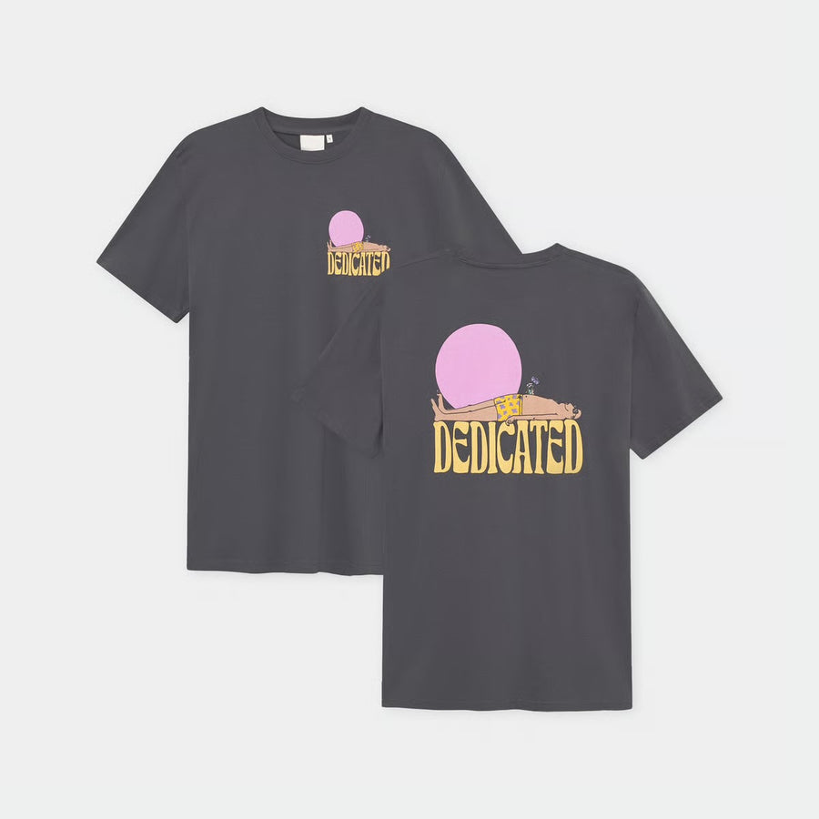 Dedicated T-Shirt Stockholm Vacay Logo Charcoal