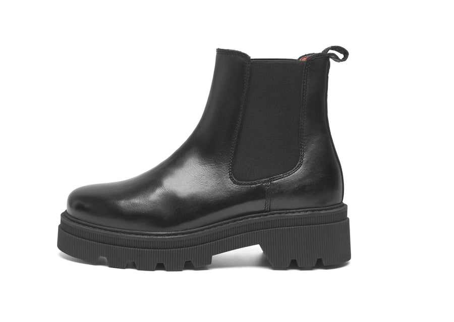 Woden Sanna Chelsea Boot Black