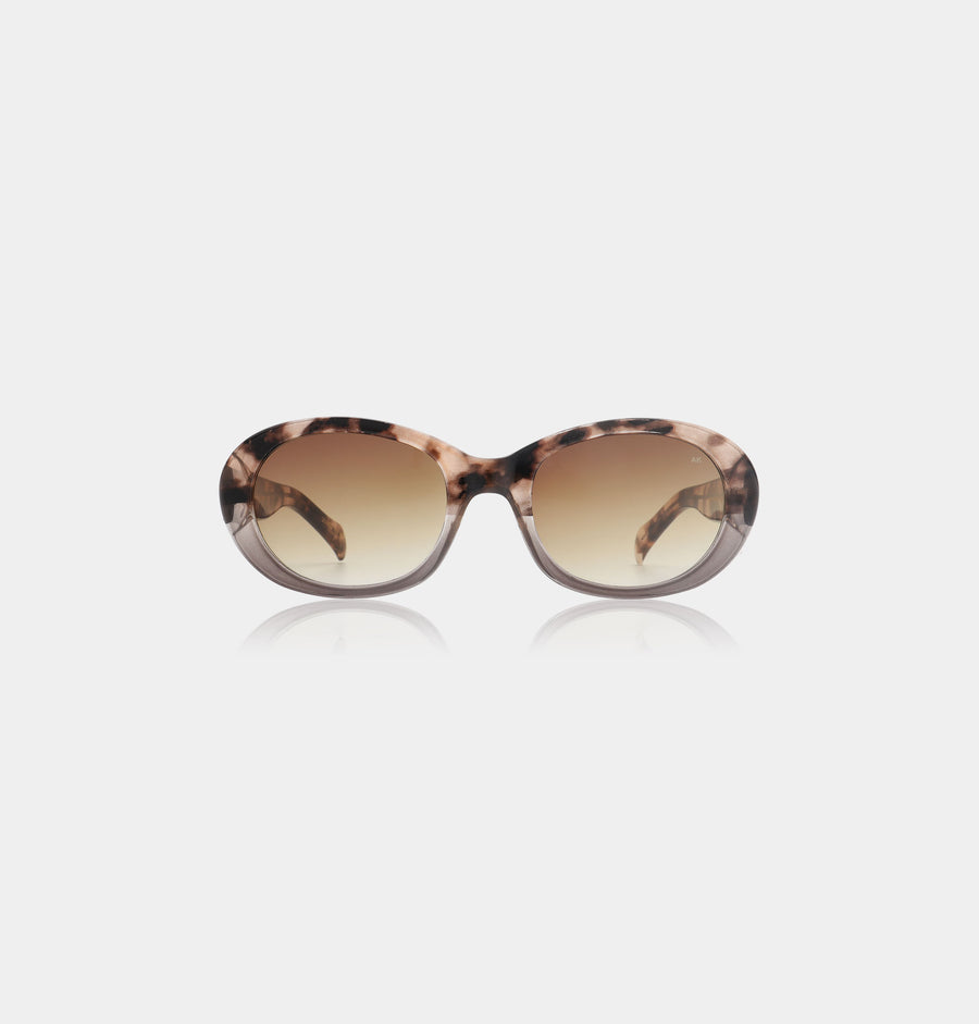 A.Kjæbede Anma Sunglasses Coquina/Grey Transparent Sunnies