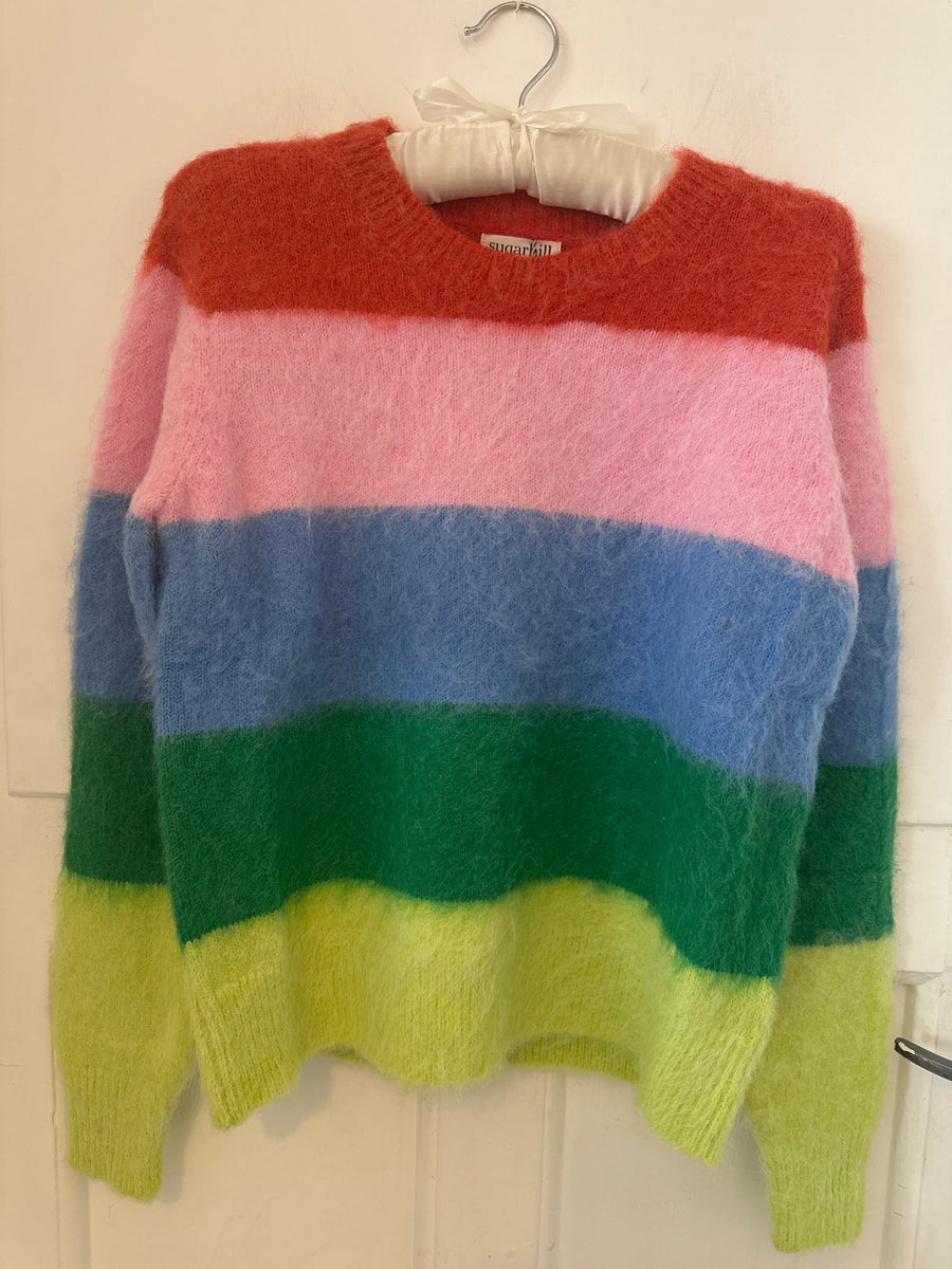 Sugarhill Brighton Daynor Jumper Multi Stripes
