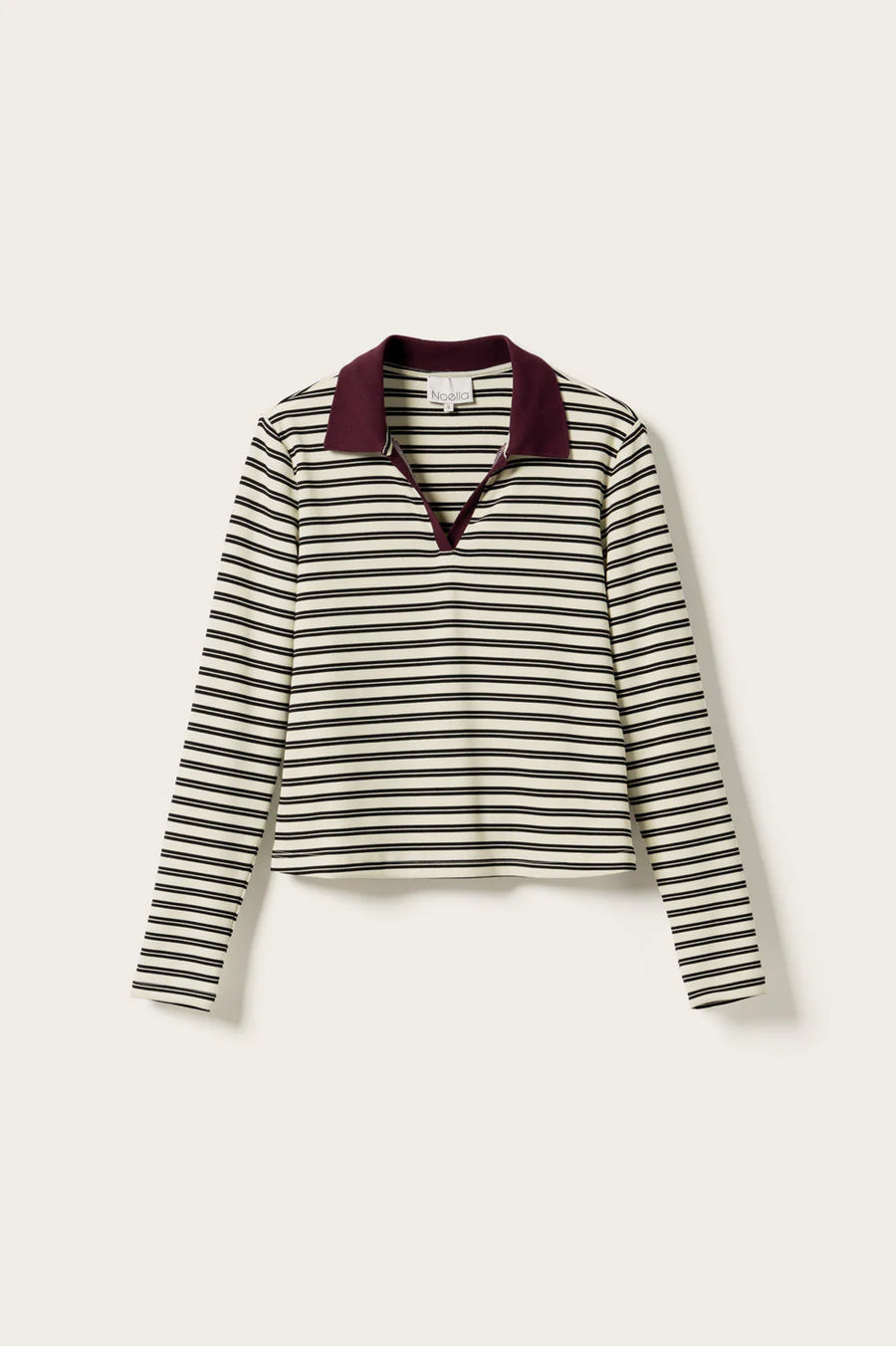 Noella Caryll Black Stripe Top