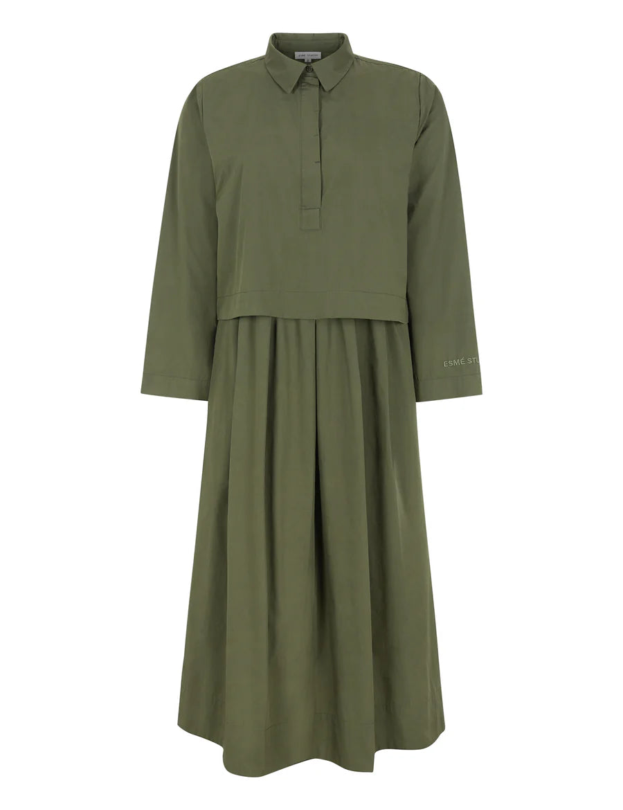 Esme Studios Amira Dress Winter Moss