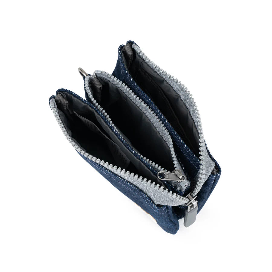 Roka Carnaby Wallet - Dark Denim