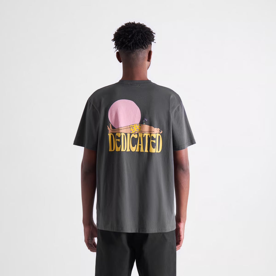 Dedicated T-Shirt Stockholm Vacay Logo Charcoal