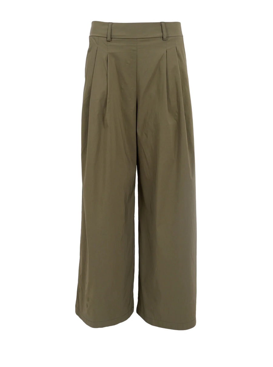 Black Colour Wide Leg Davina Pant Army