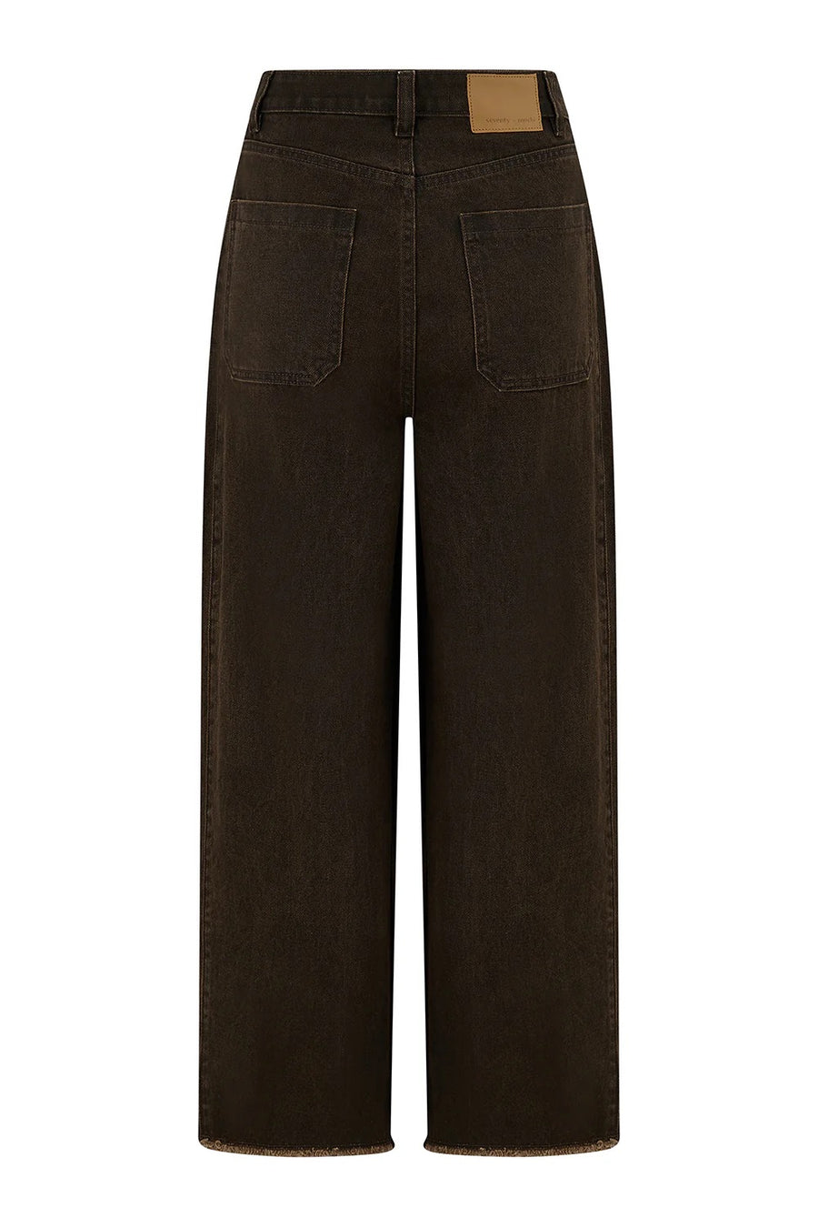 Seventy & Mochi Bo Barrel Leg Jeans Cocoa Brown