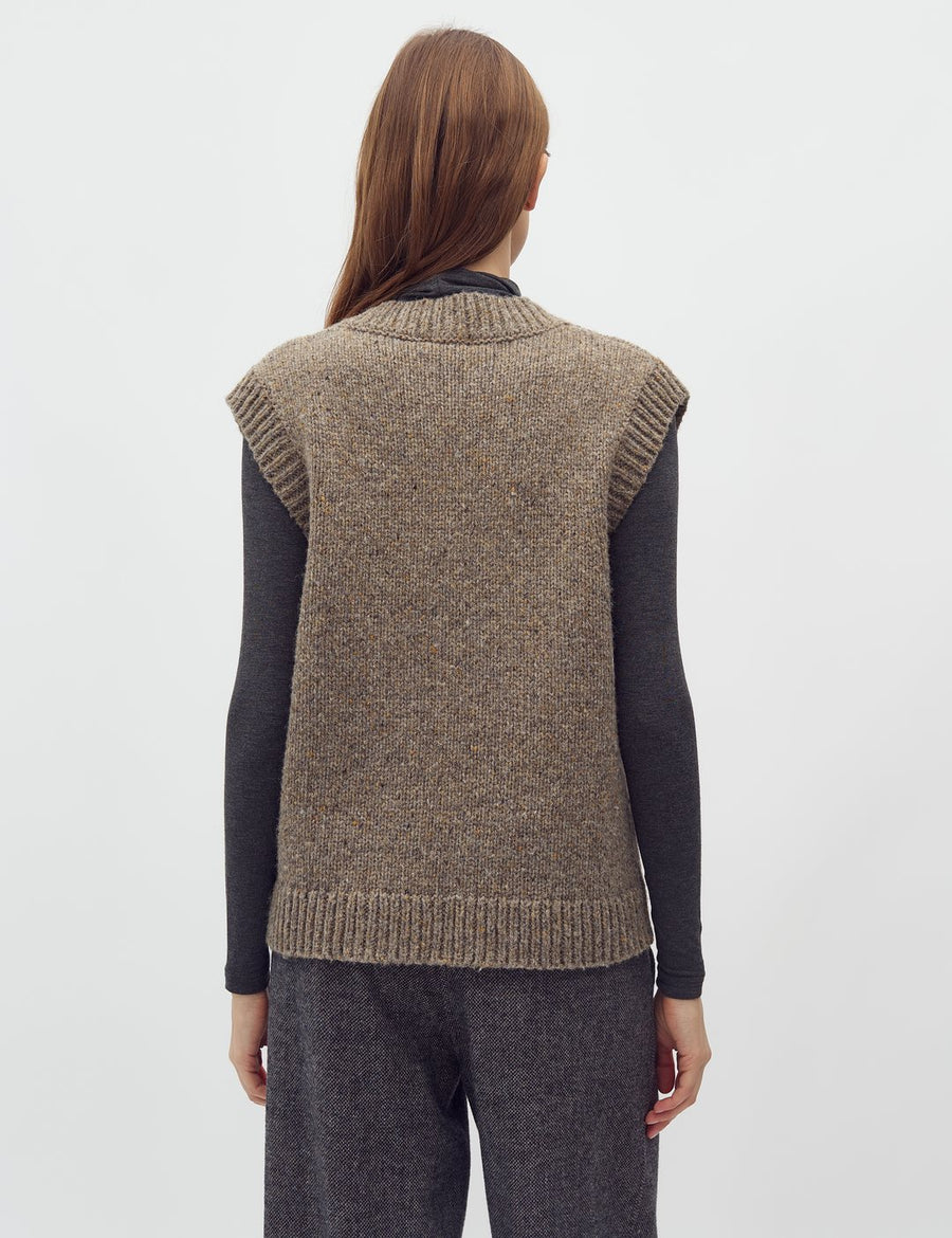 MbyM Allia-M Vest Brown