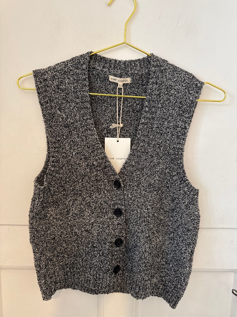 Esme Studios Philo Knit Vest Waistcoat