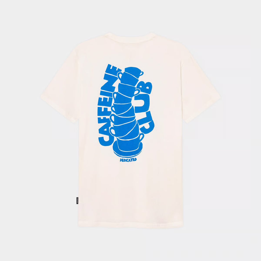 Dedicated T-shirt Stockholm Caffeine Club Off-White