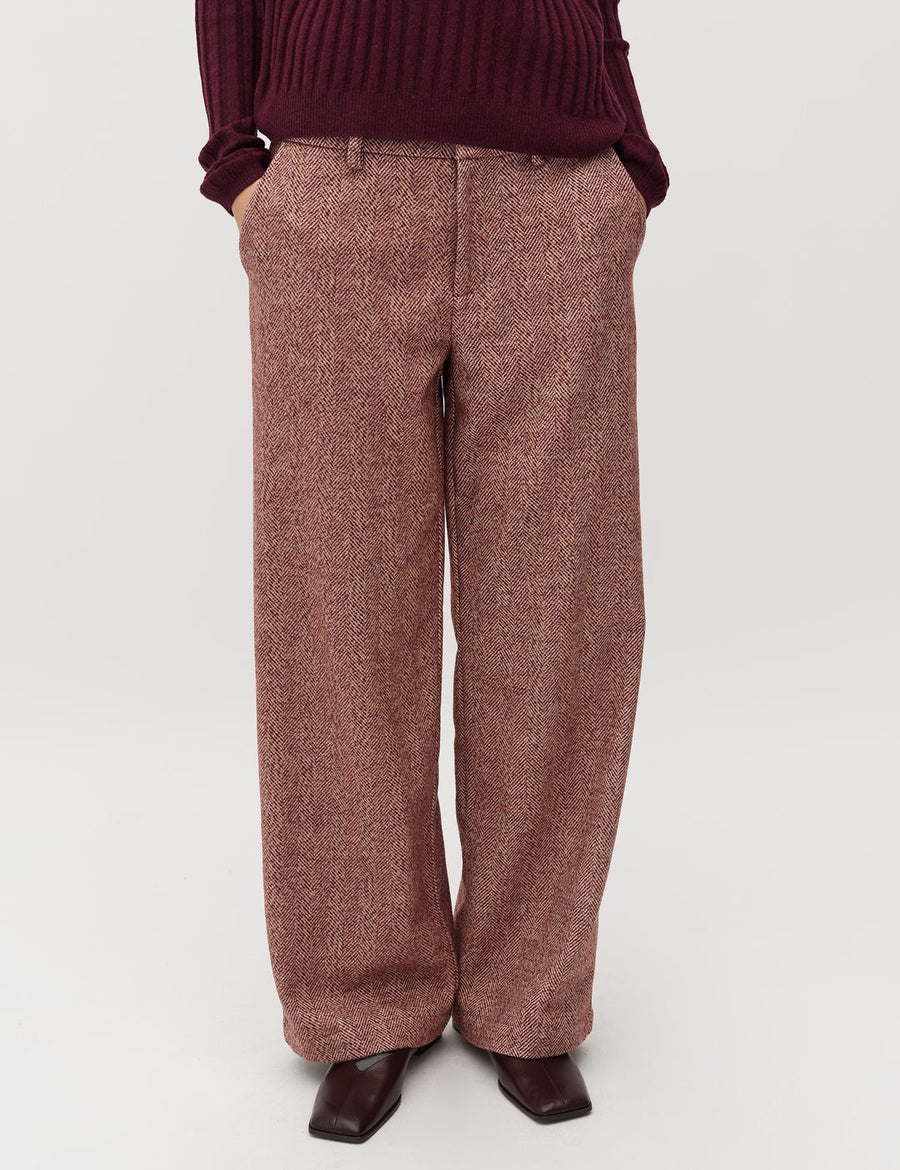 MbyM Haroline Tarrina Trousers Fig Melange