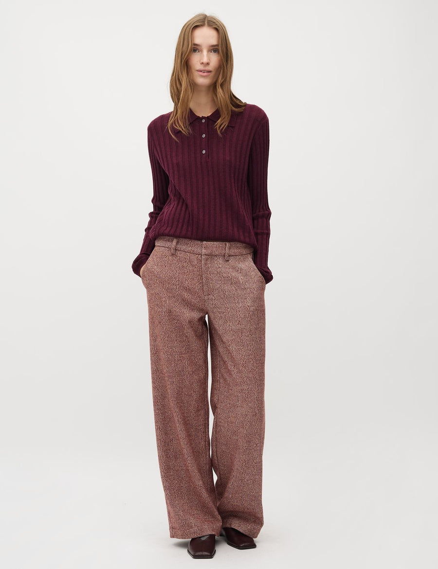 MbyM Haroline Tarrina Trousers Fig Melange