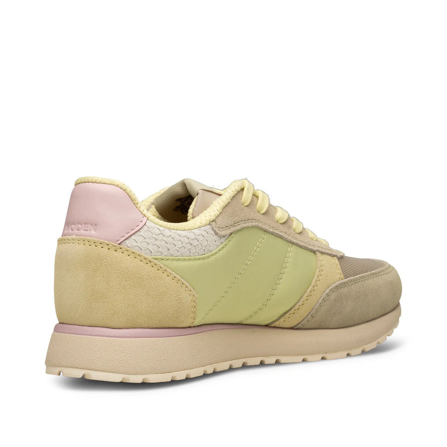 Woden Ronja Trainers Sneakers Mojito Colour Way Lime Pink Apricot Sustainable
