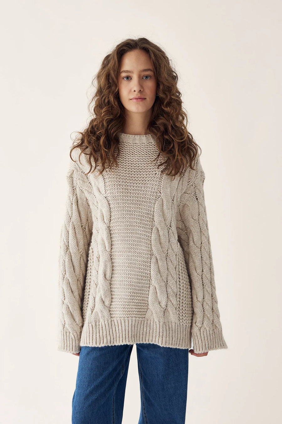 Noella Lisbeth Knit Oatmeal