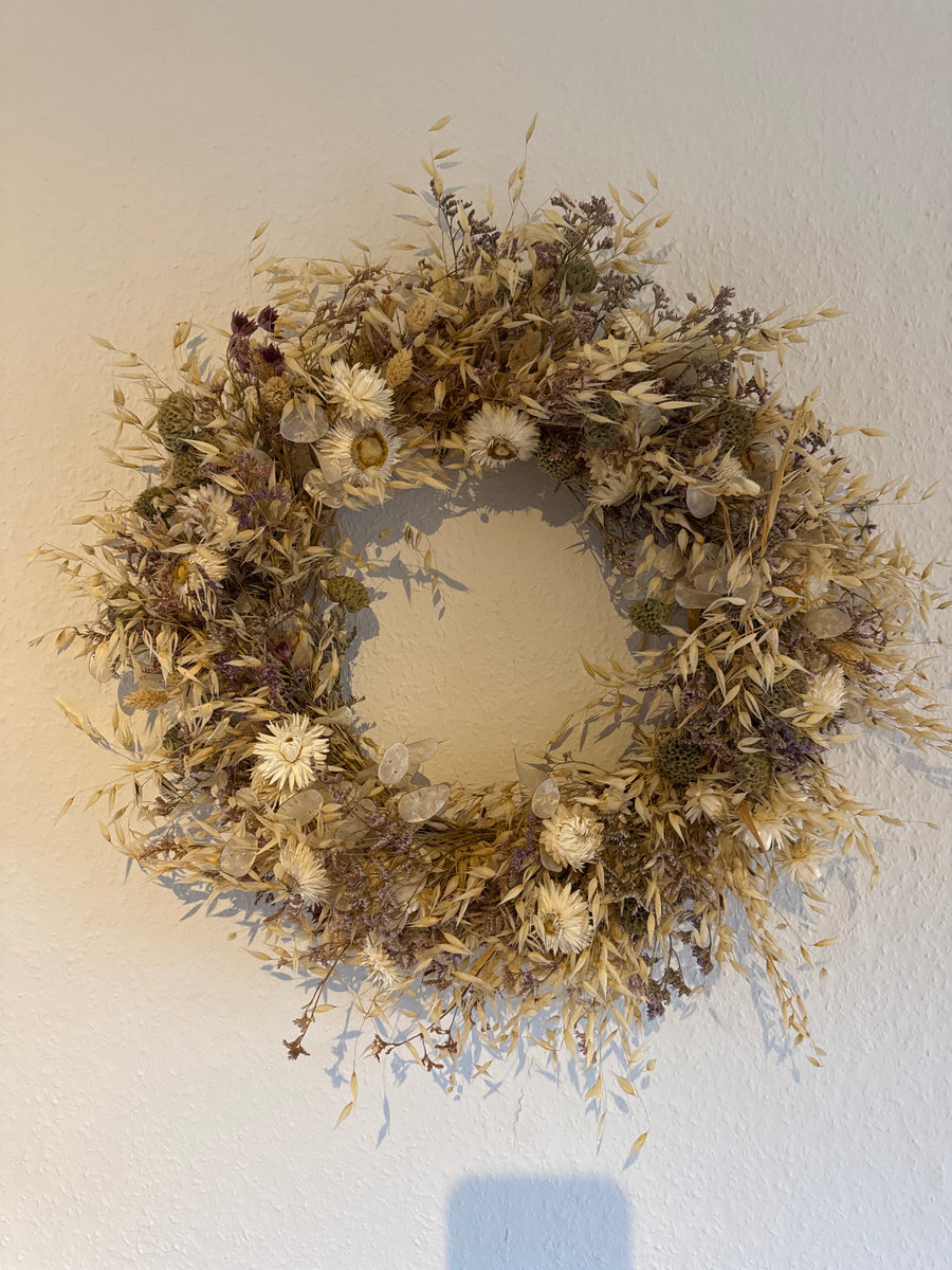 Bethany Wells Ceramics Large Dried Flower Wreath
