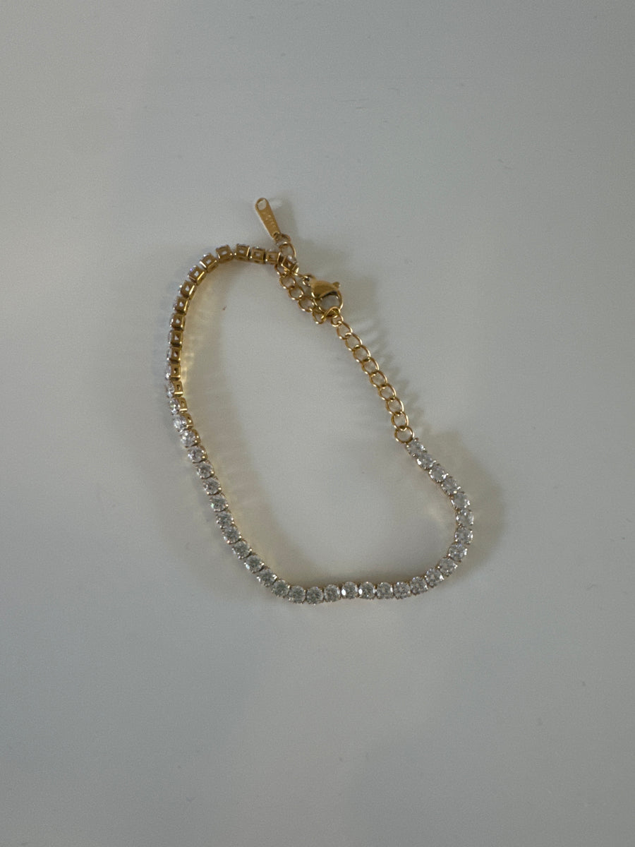 ETWW Gold plated Tennis Bracelet