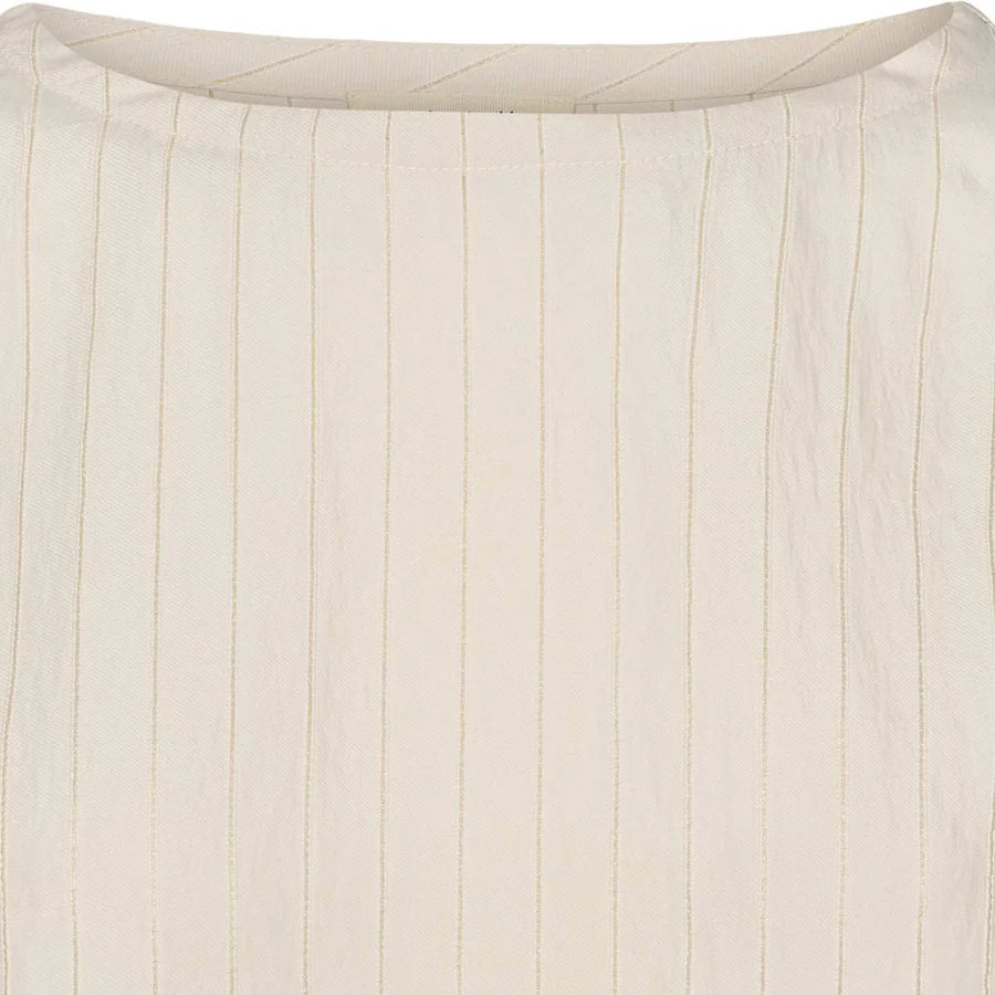 Esme Studios Malika Boatneck Blouse Perfectly Pale