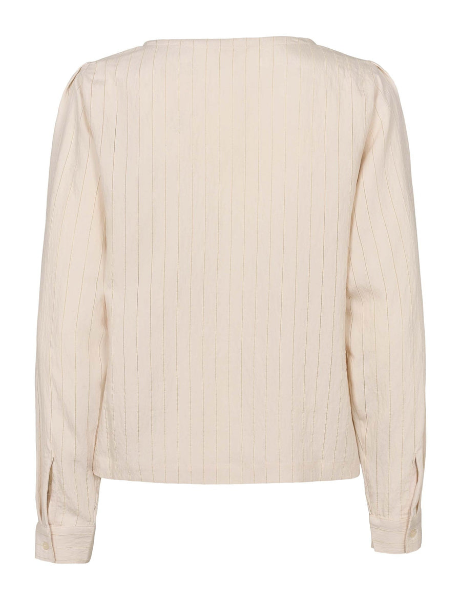Esme Studios Malika Boatneck Blouse Perfectly Pale