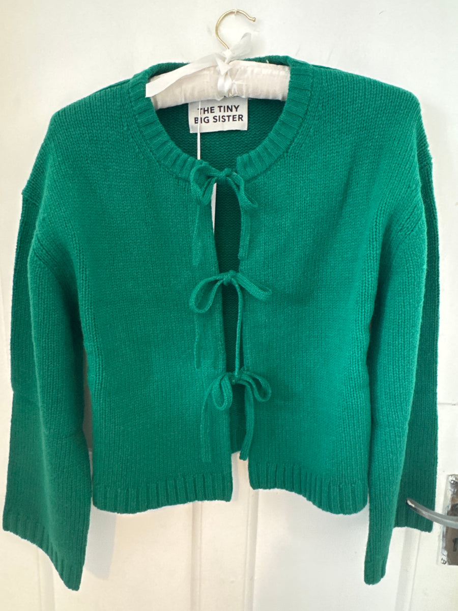 The Tiny Big Sister Tie Detail Cardigan
