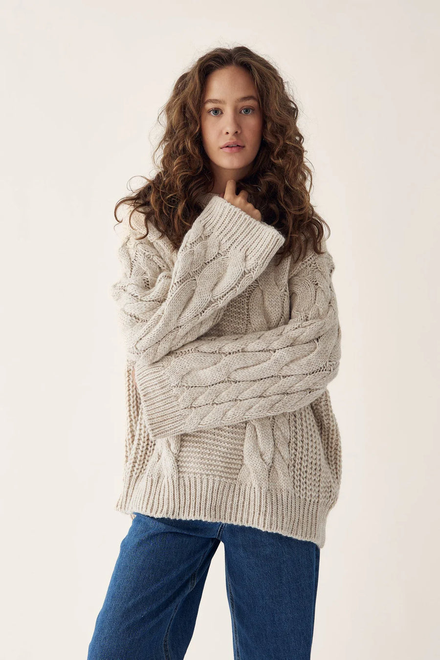 Noella Lisbeth Knit Oatmeal