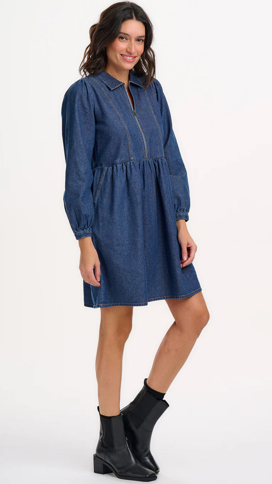 Sugarhill Karen Denim Mini Dress