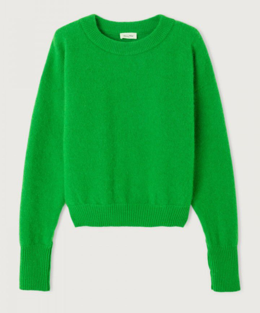 American Vintage Vitow Jumper Bright Green