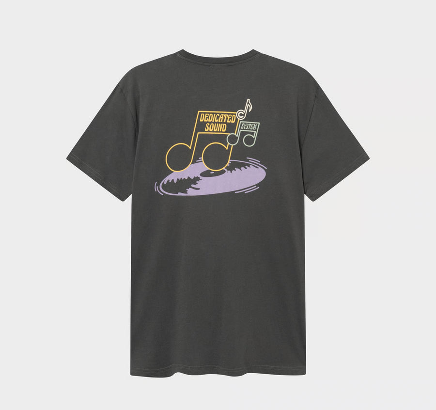 Dedicated Stockholm Sound System T-Shirt Charcoal Grey