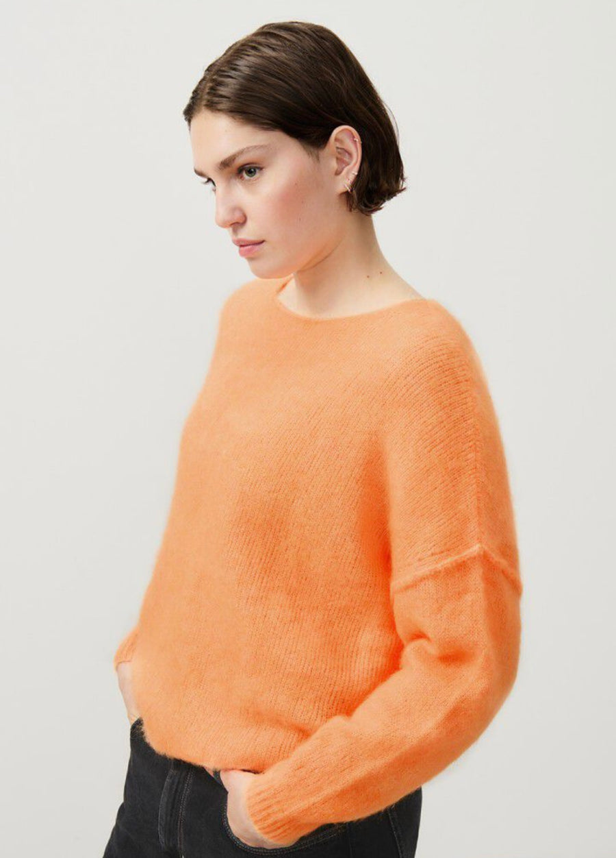 American Vintage Yanbay Florescent Orange Jumper Sweater