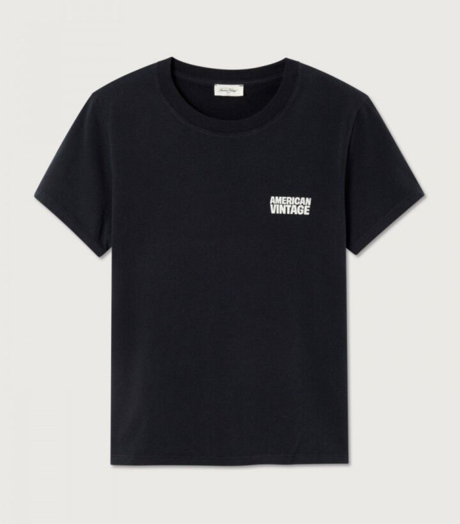 American Vintage Ykowbo T-Shirt Logo Dark Grey