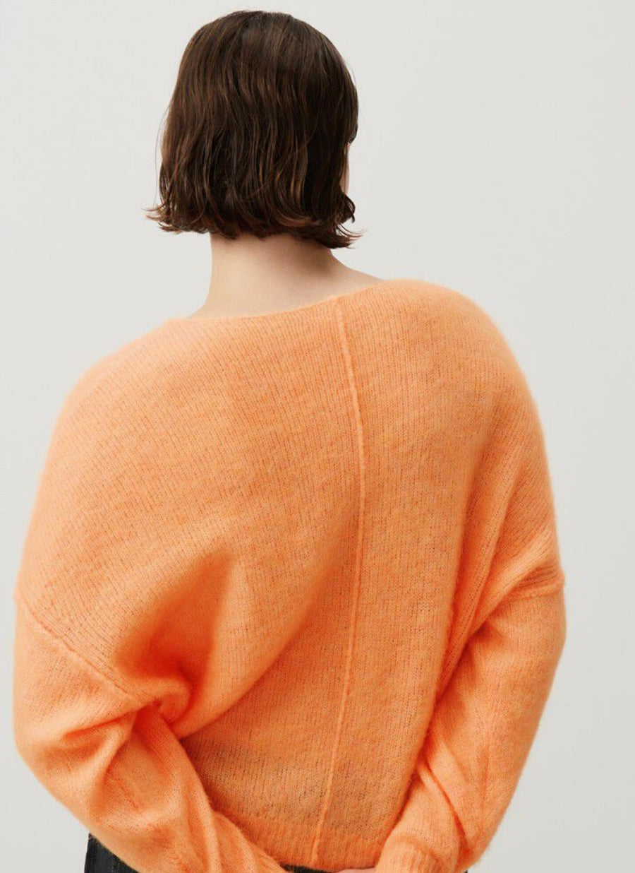 American Vintage Yanbay Florescent Orange Jumper Sweater