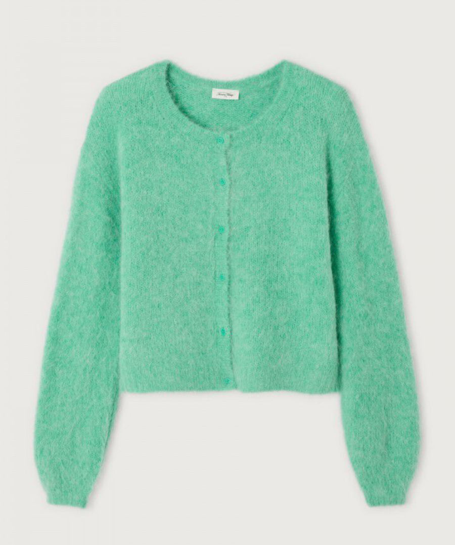 American Vintage Niby Cardigan Mint Marl