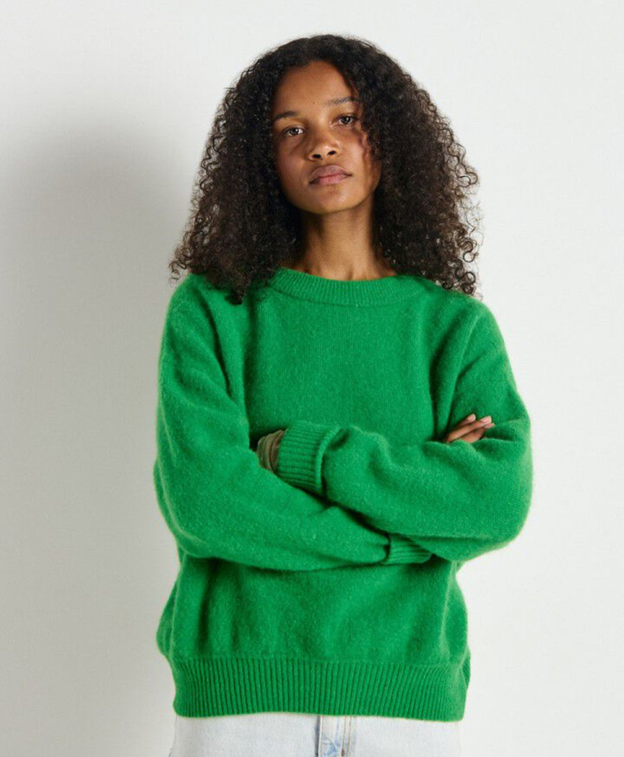 American Vintage Vitow Jumper Bright Green